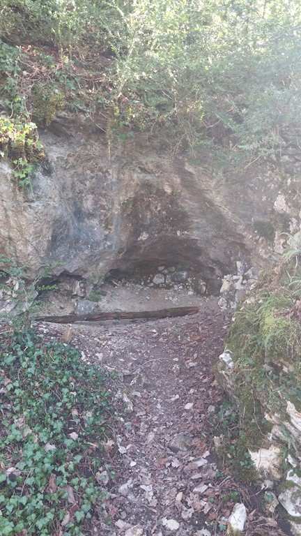 Grotte bouchée